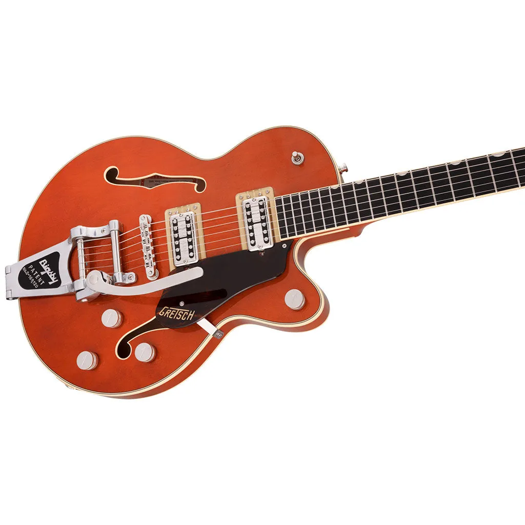 Gretsch - G6659T Players Edition Broadkaster Jr. Center Block Single-Cut with String-Thru Bigsby, Ebony Fingerboard, Roundup Orange