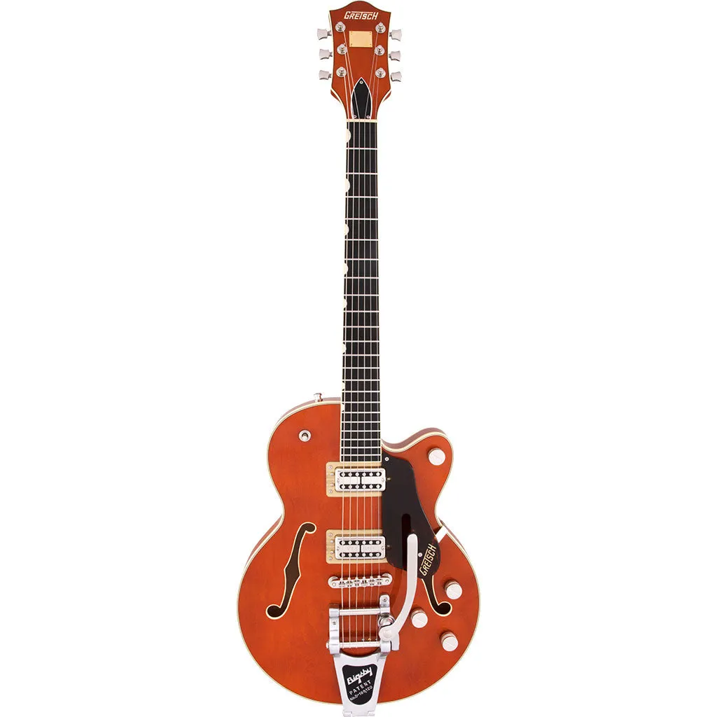 Gretsch - G6659T Players Edition Broadkaster Jr. Center Block Single-Cut with String-Thru Bigsby, Ebony Fingerboard, Roundup Orange