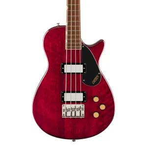 Gretsch Streamliner Jet Club Bass Single Cut and Laurel Fingerboard - Walnut Stain