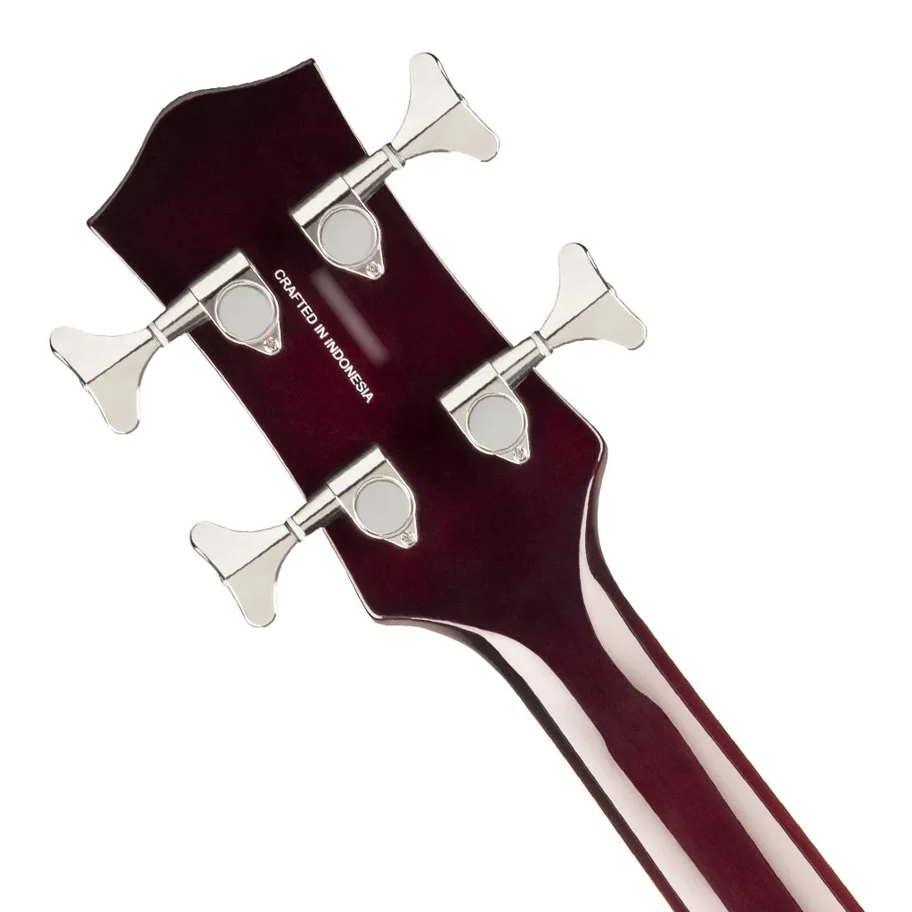 Gretsch Streamliner Jet Club Bass Single Cut and Laurel Fingerboard - Walnut Stain