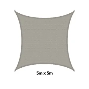 H&G Shade Sail Square Sandstone, 5x5m