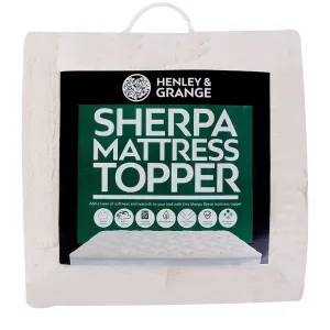 H&G Sherpa Mattress Topper, Double