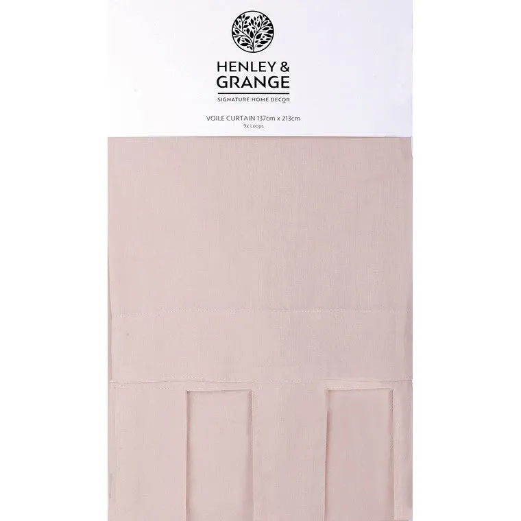 H&G Voile Curtain, Sand
