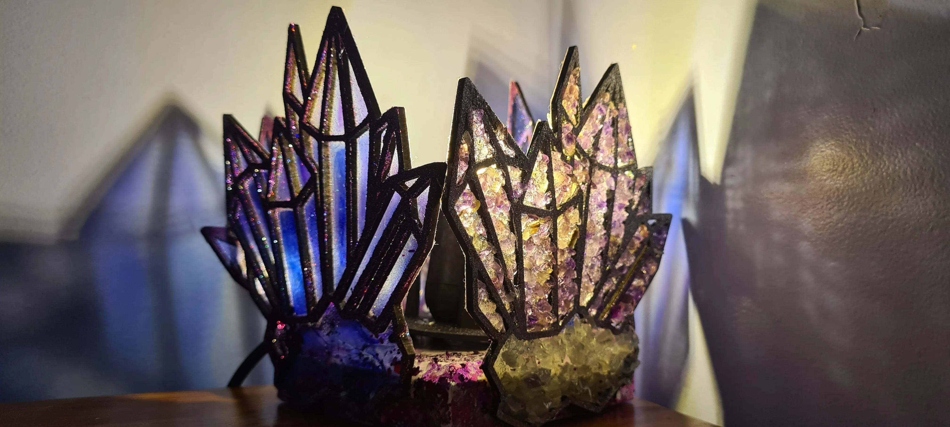 HANDMADE CRYSTAL LAMP
