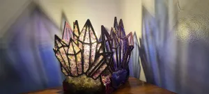 HANDMADE CRYSTAL LAMP