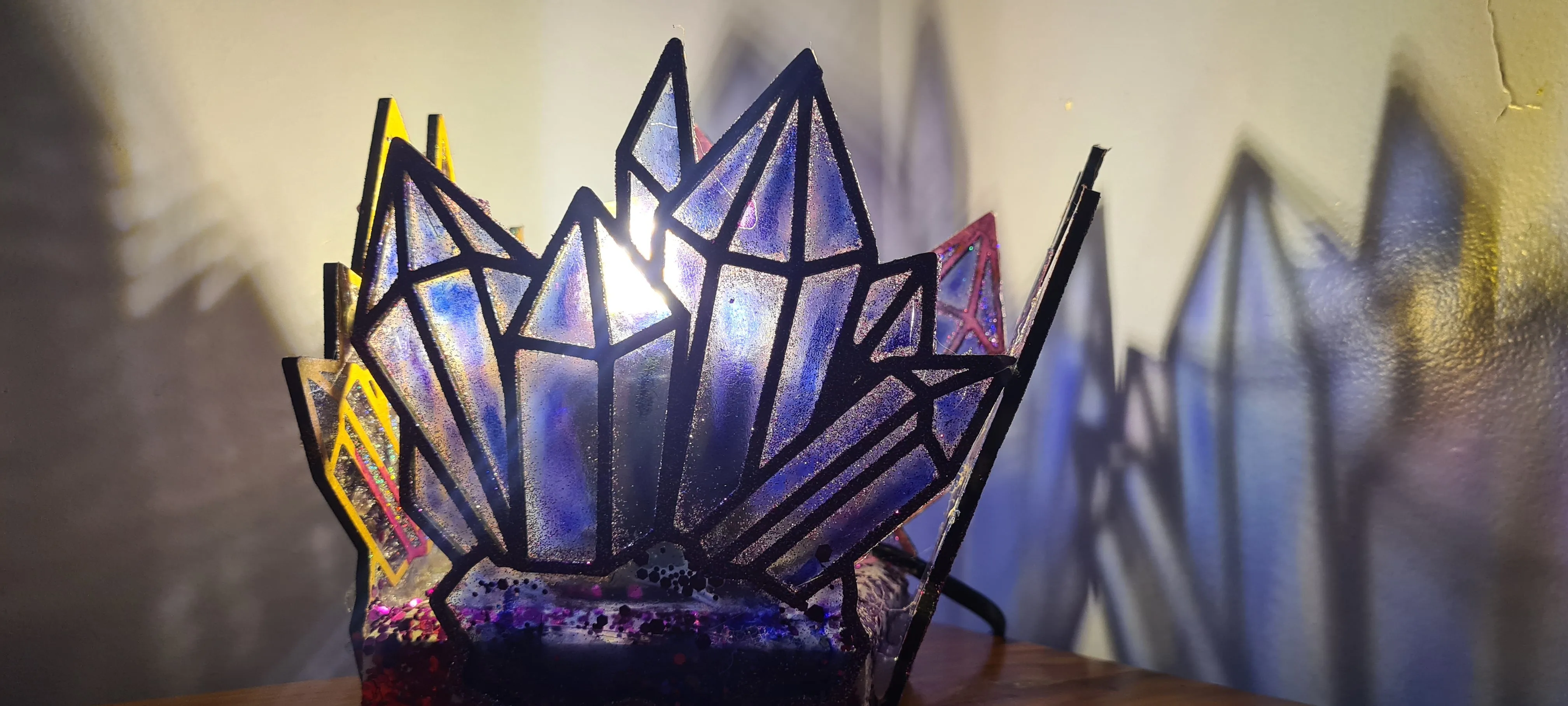 HANDMADE CRYSTAL LAMP