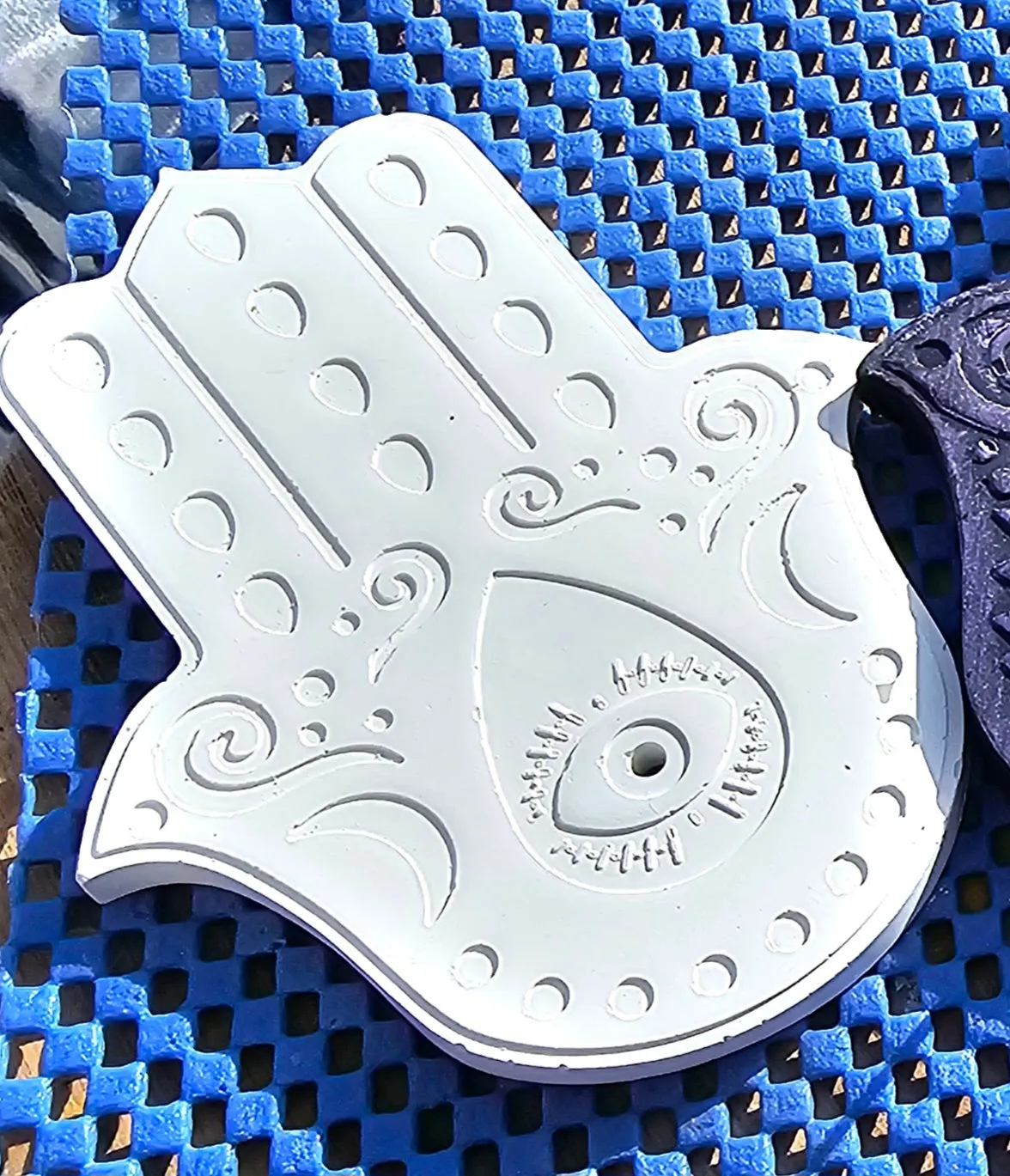 HANDMADE HAMSA INCENSE HOLDERS