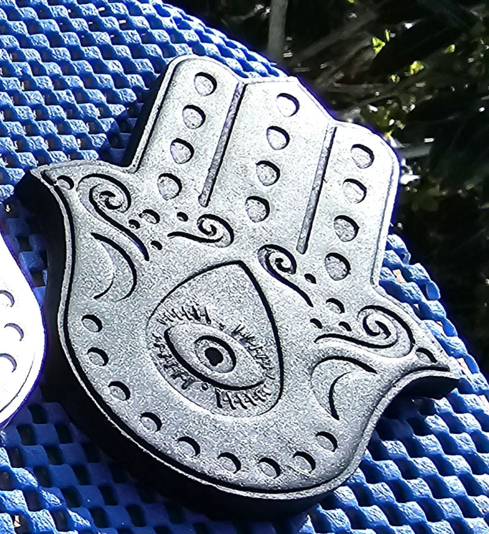 HANDMADE HAMSA INCENSE HOLDERS