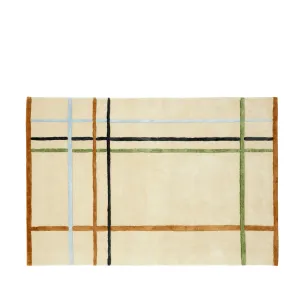 Hübsch Fluffy Carpet Beige/Blue/Green/Brown/Black
