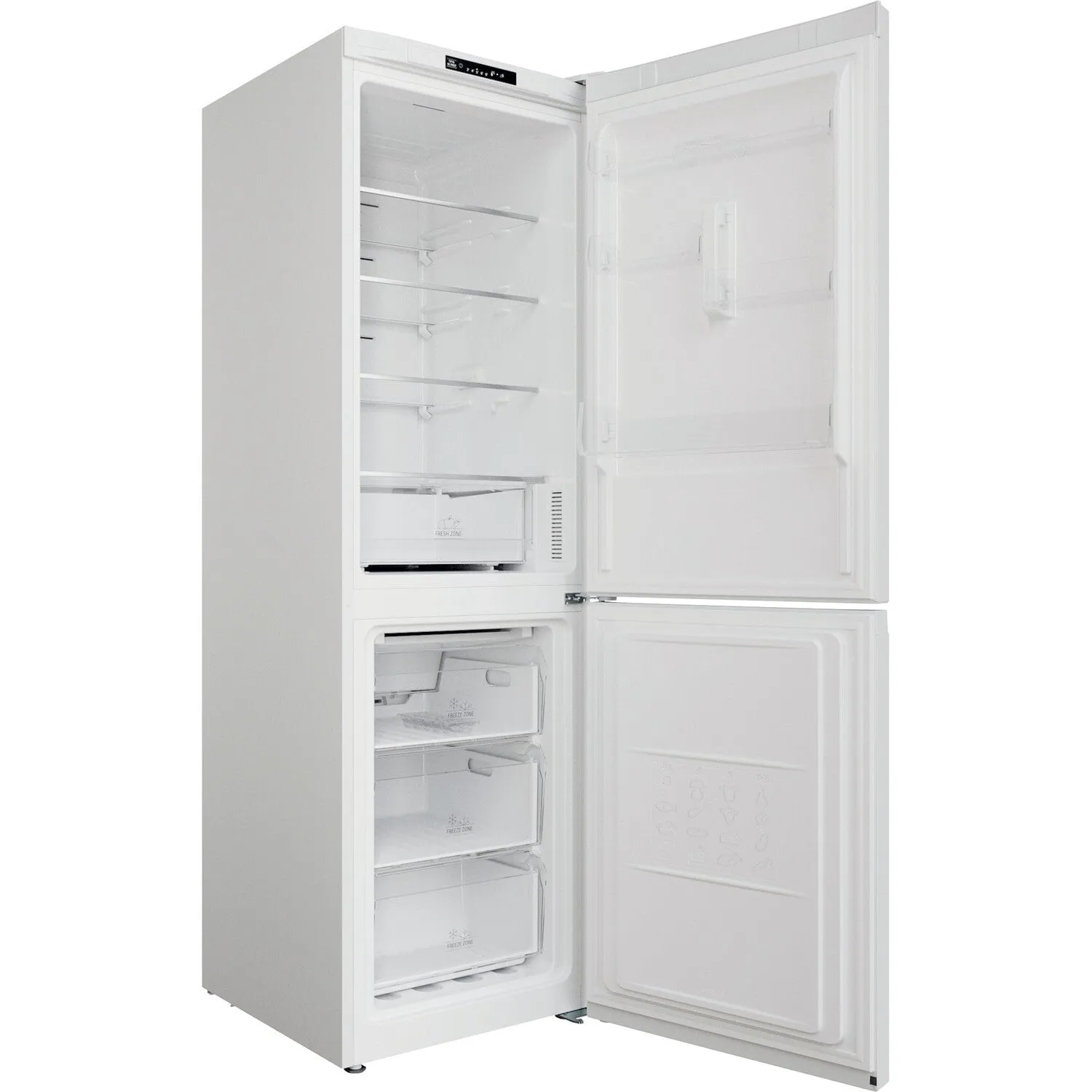 Hotpoint H3X 81I W Freestanding 231L Fridge Freezer - White, F Rated
