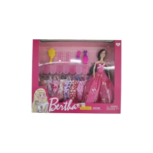 Huada Doll Set Pink 11"