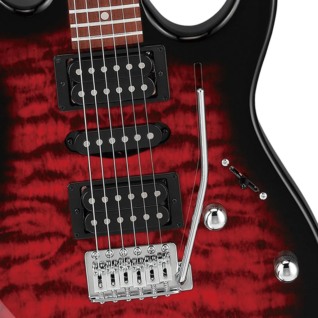 Ibanez - GRX70QA - Transparent Red Burst