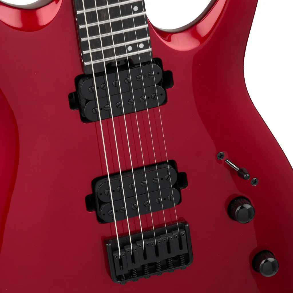 Jackson Pro Series Misha Mansoor Juggernaut HT6 Electric Guitar Ebony Fingerboard Red Crystal