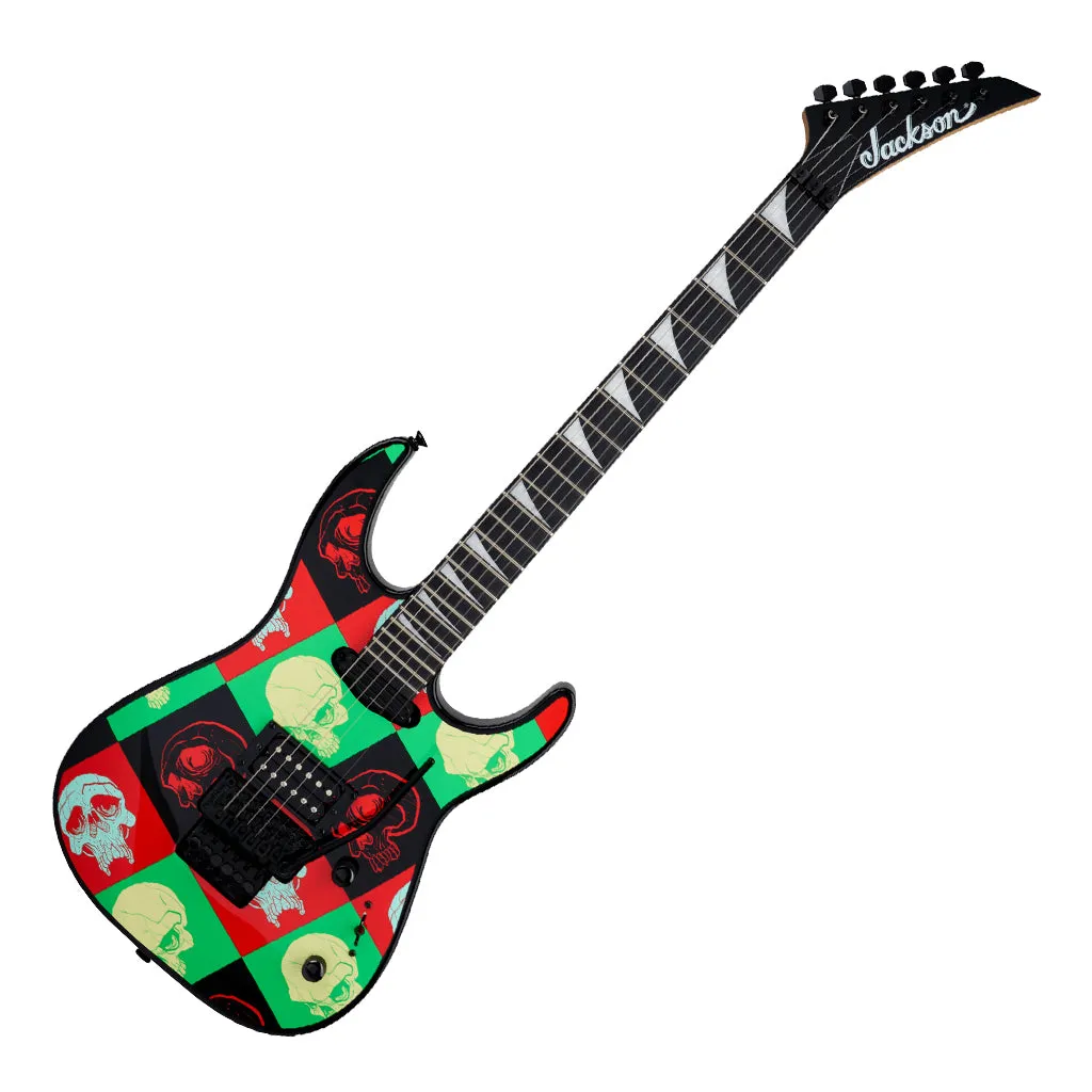 Jackson X Series Dinky DK1A Electric Guitar Amaranth Fingerboard Warhol Graphic