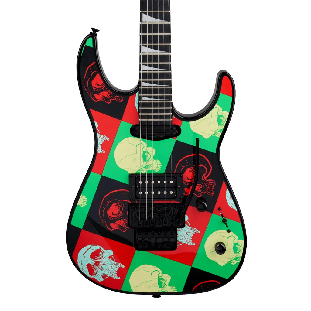 Jackson X Series Dinky DK1A Electric Guitar Amaranth Fingerboard Warhol Graphic