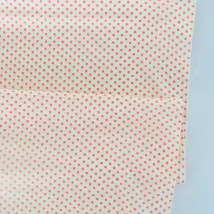 Kei Dot - Pink Dot on Off White background - Happy Sweet Collection - Yuwa