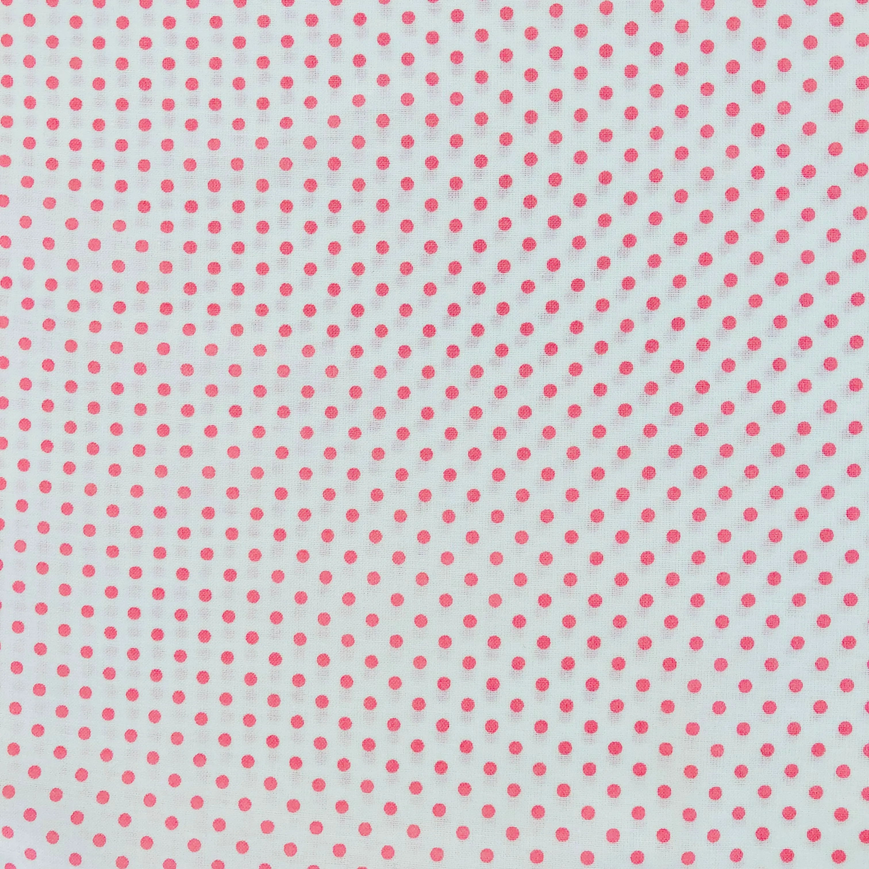 Kei Dot - Pink Dot on Off White background - Happy Sweet Collection - Yuwa