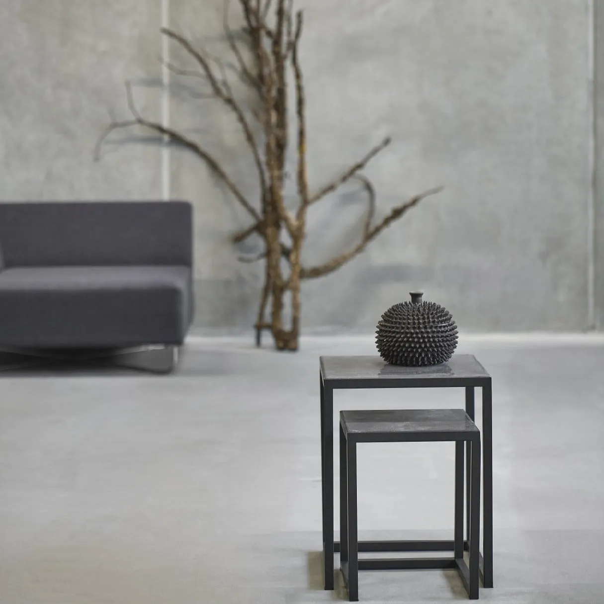 Kirn Decorative Jar | Grey | 17.5cm