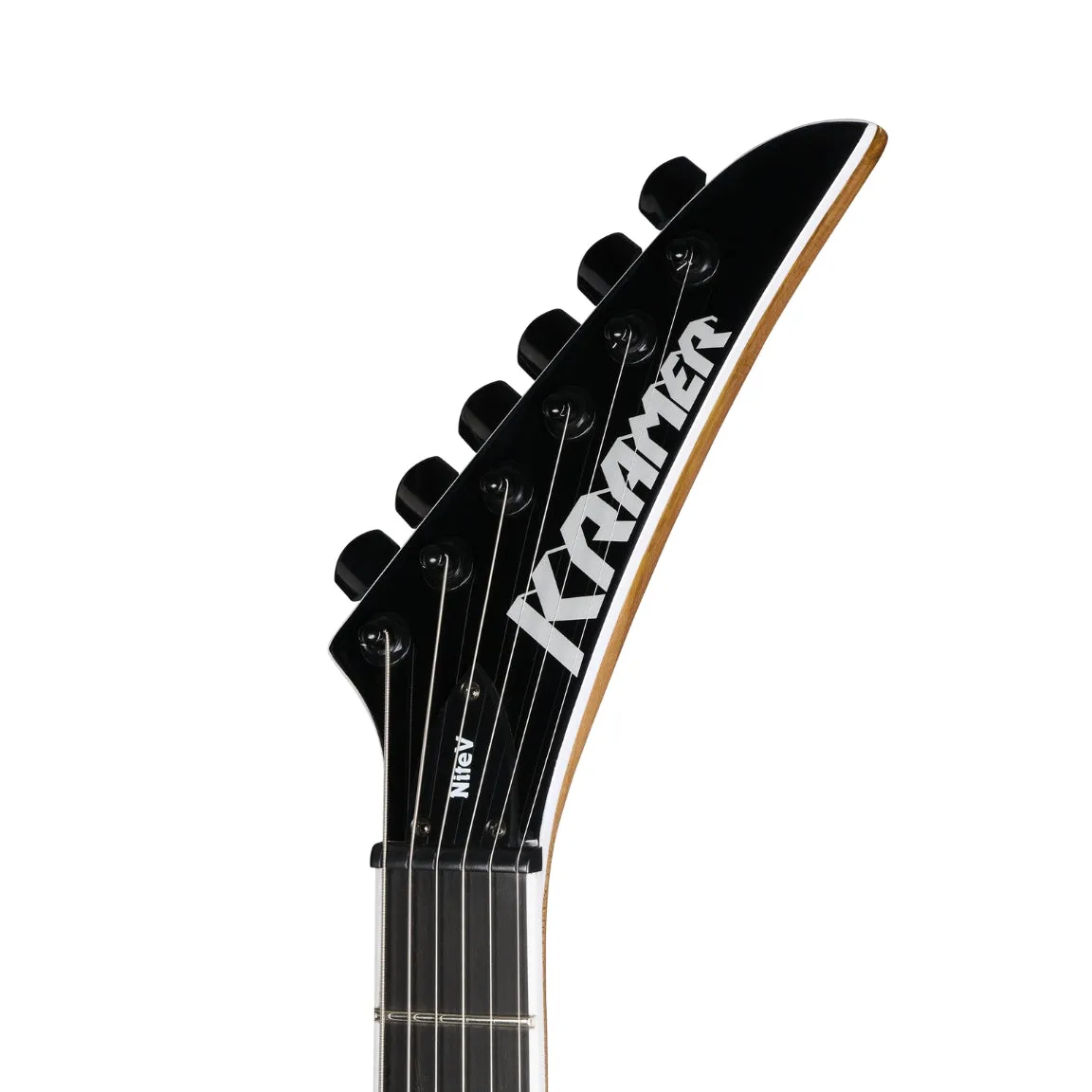 Kramer Nite-V String Through Electric Guitar - Royal Blue Metallic