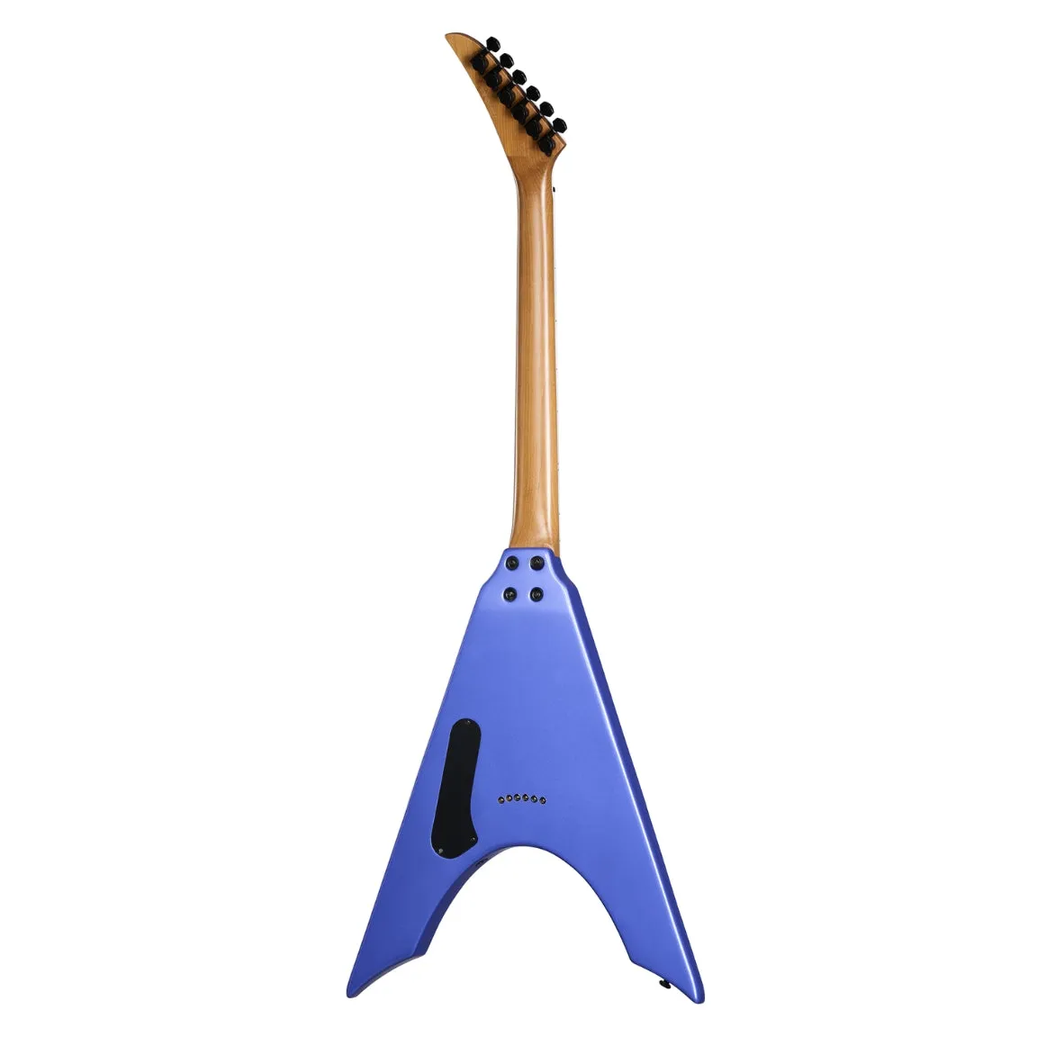 Kramer Nite-V String Through Electric Guitar - Royal Blue Metallic