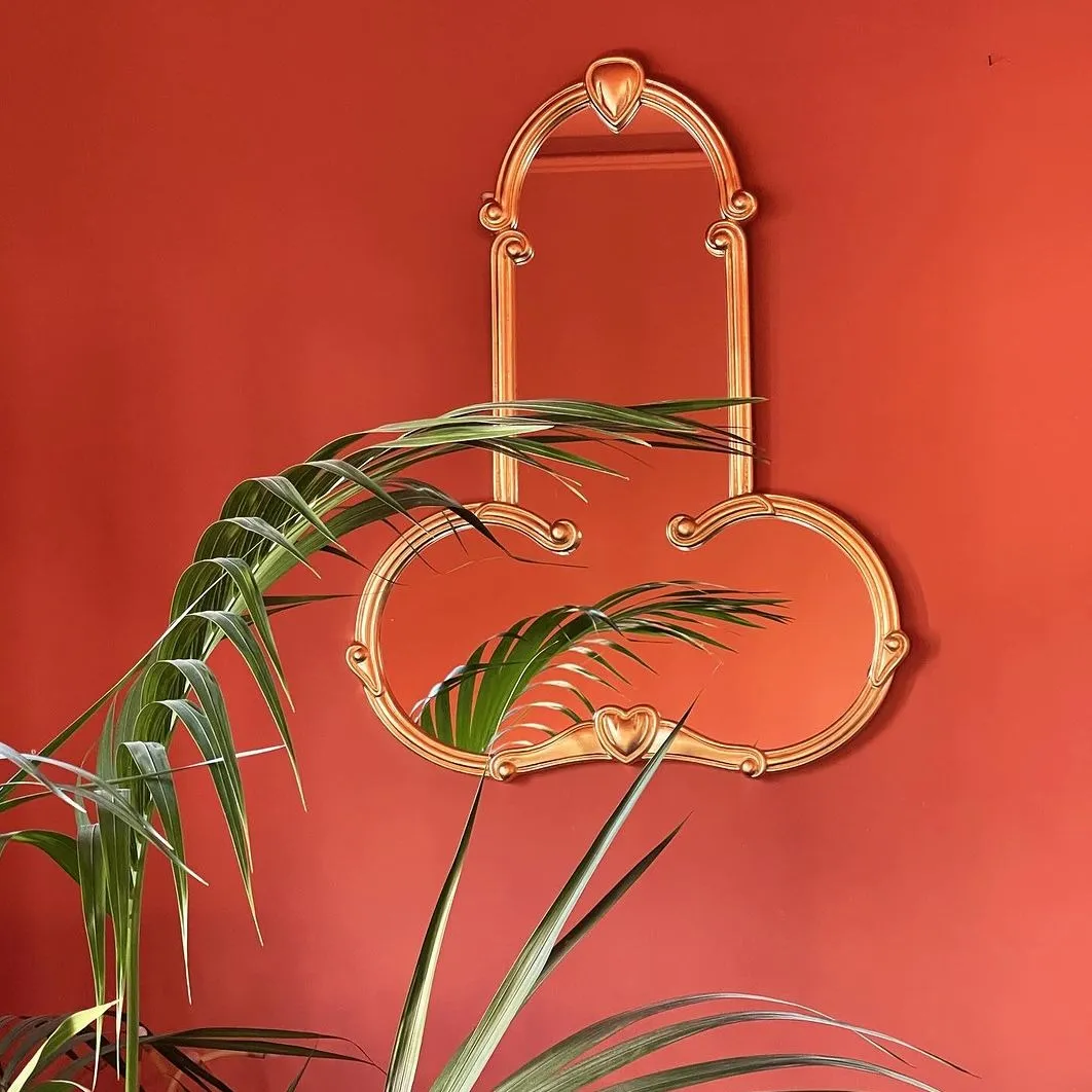 Liberty Man Mirror | Gold