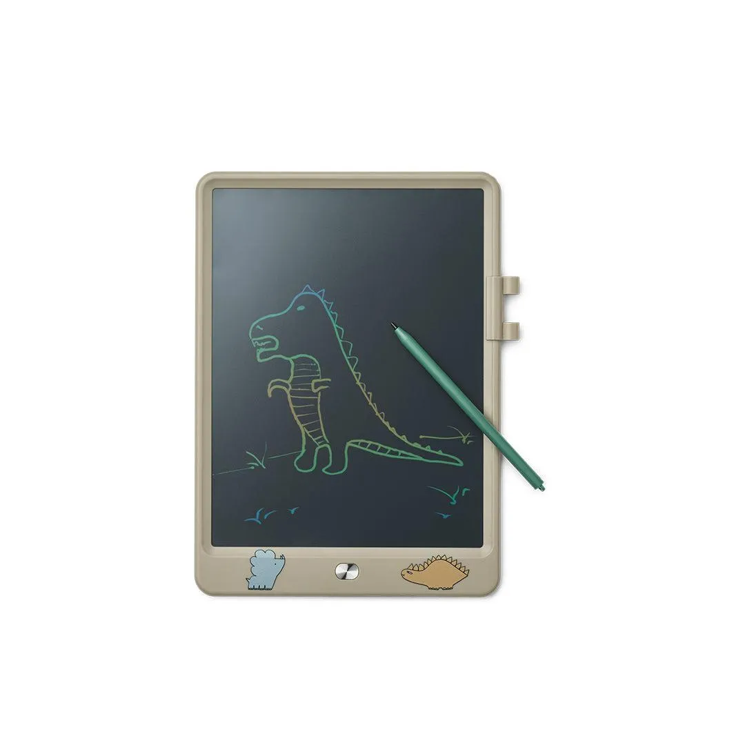 Liewood Zora Magic Drawing Board 10 Inches - Dinosaurs / Mist