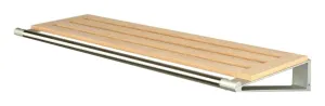 Loca Knax Hat Shelf 40 Cm, Oak Oiled/Aluminium