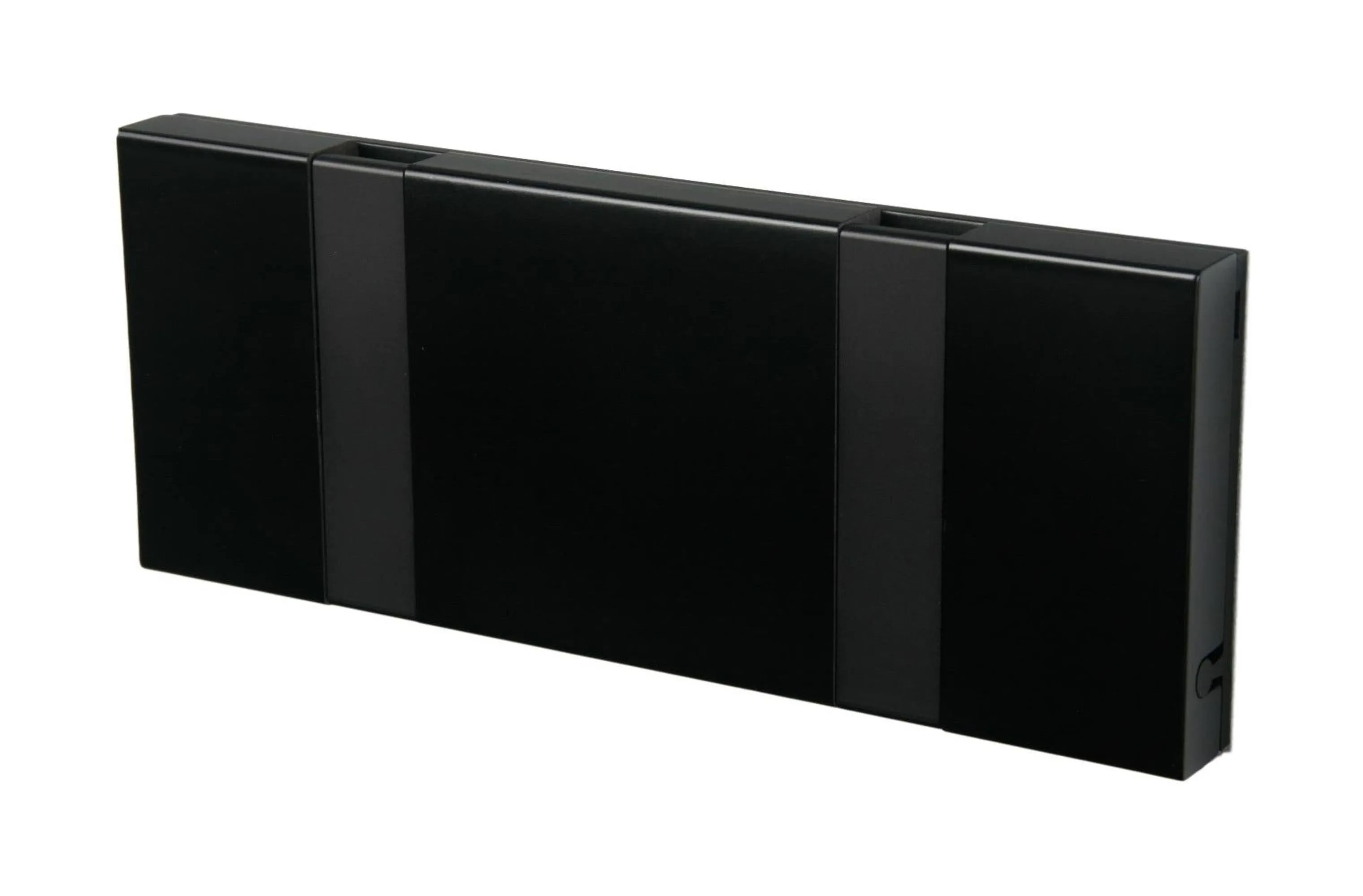 Loca Knax Horizontal Coat Rack 2 Hooks, Black/Black