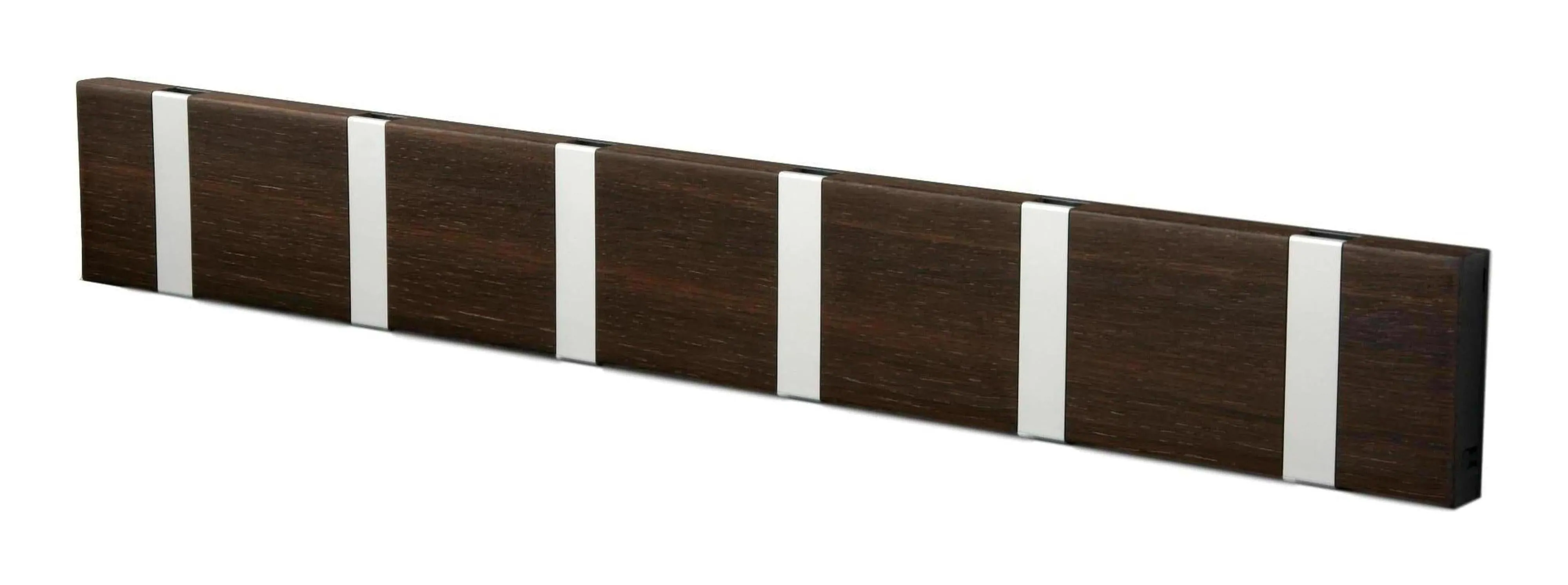 Loca Knax Horizontal Coat Rack 6 Hooks, Oak Tabac/Grey