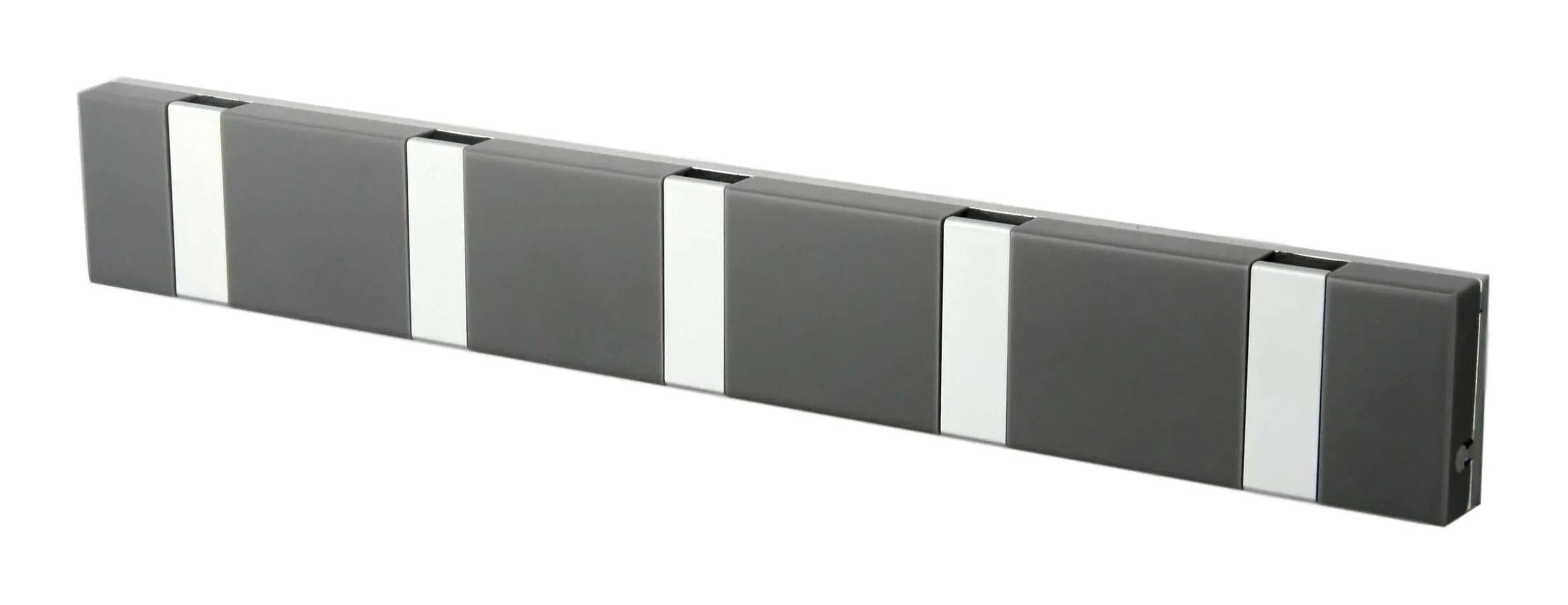 Loca Knax Lite Horizontal Coat Rack 5 Hooks, Corian Grey/Grey