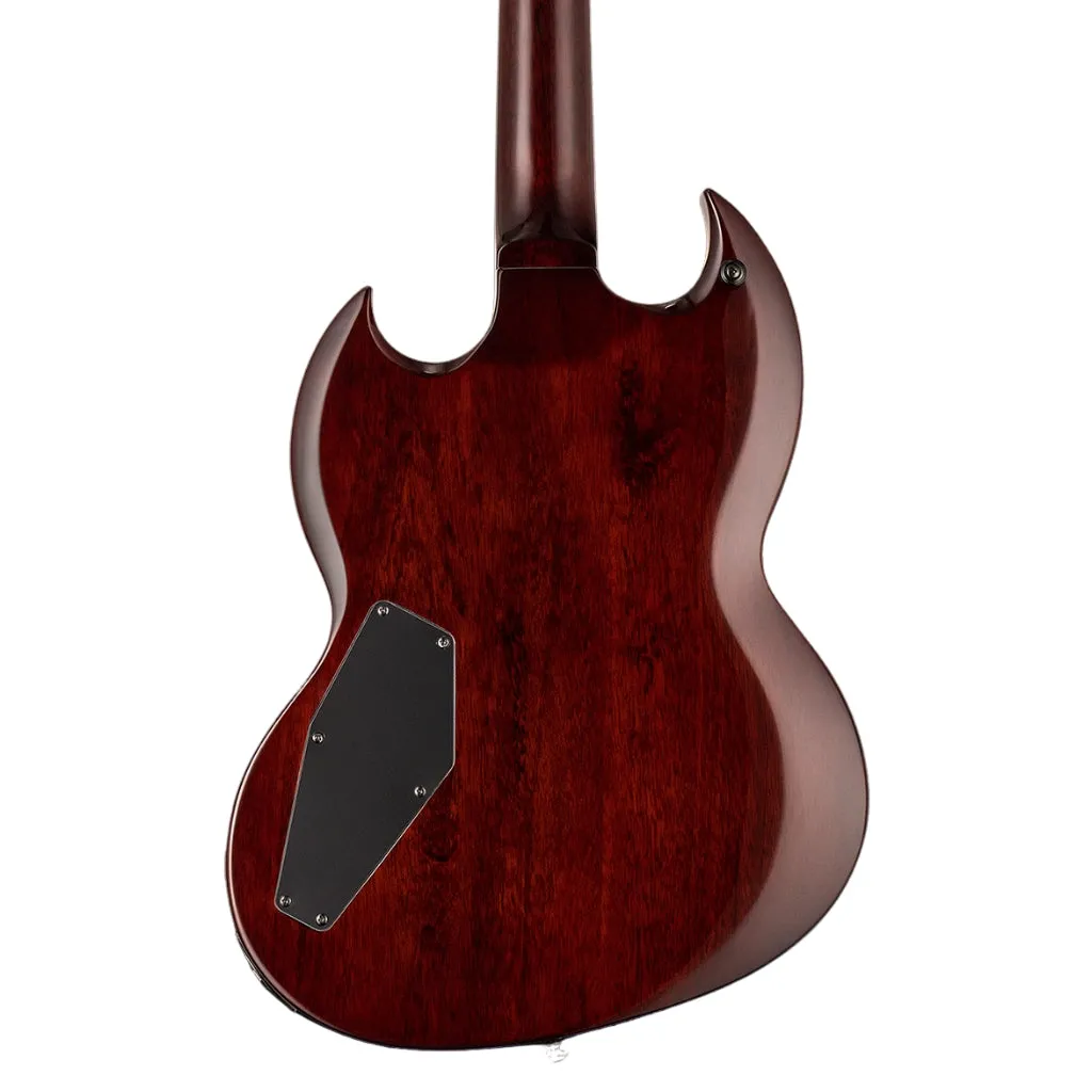 LTD Viper-256 Electric Guitar - Dark Brown Sunburst