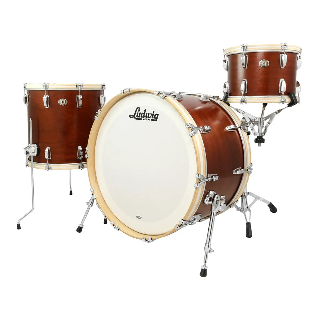 Ludwig 110th Anniversary Legacy Mahogany Van Buren 3-Piece Shell Pack