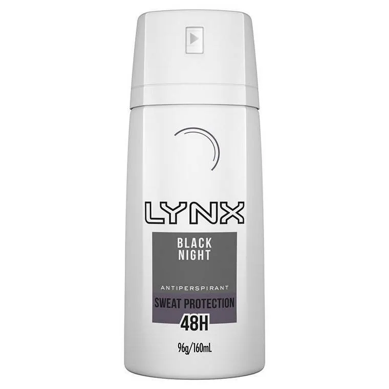 Lynx Body Spray Black Night, 160ml