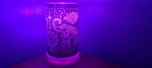 MANDALA ELEPHANT COLOUR CHANGING LAMP(put together by me)