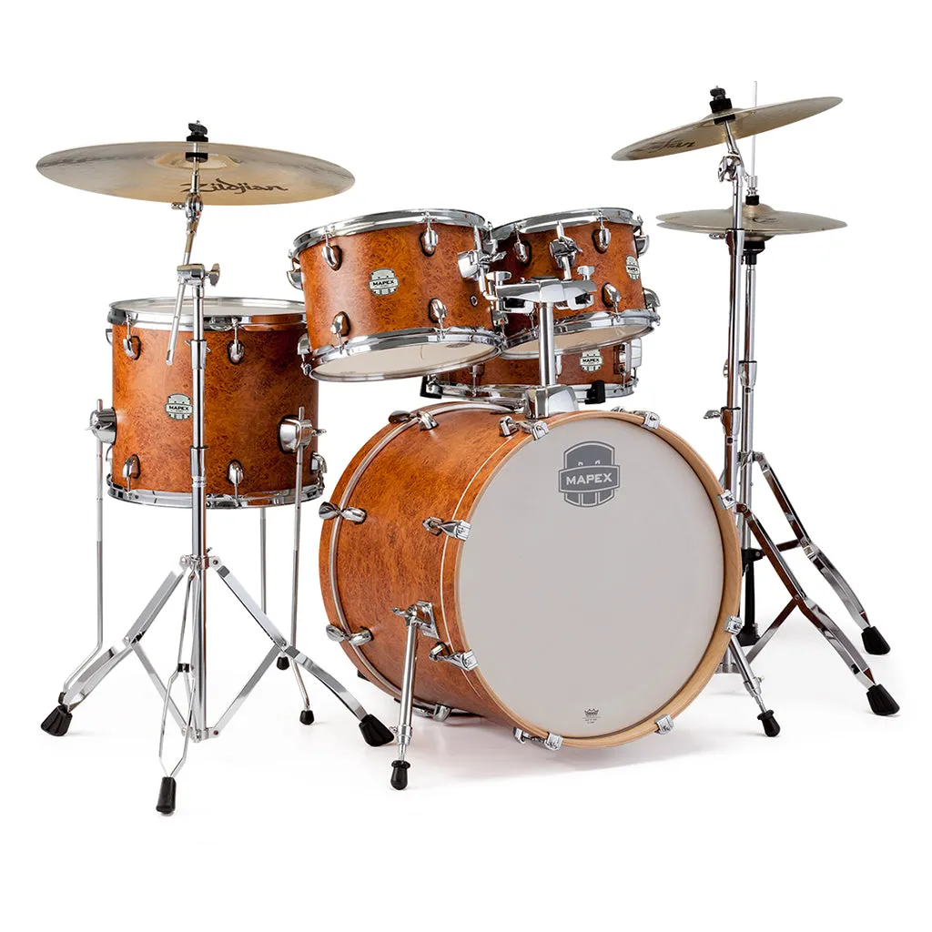 Mapex Storm 5 Piece Drum Kit with Hardware - Camphor Wood Grain - 20, 10, 12, 14, 14S
