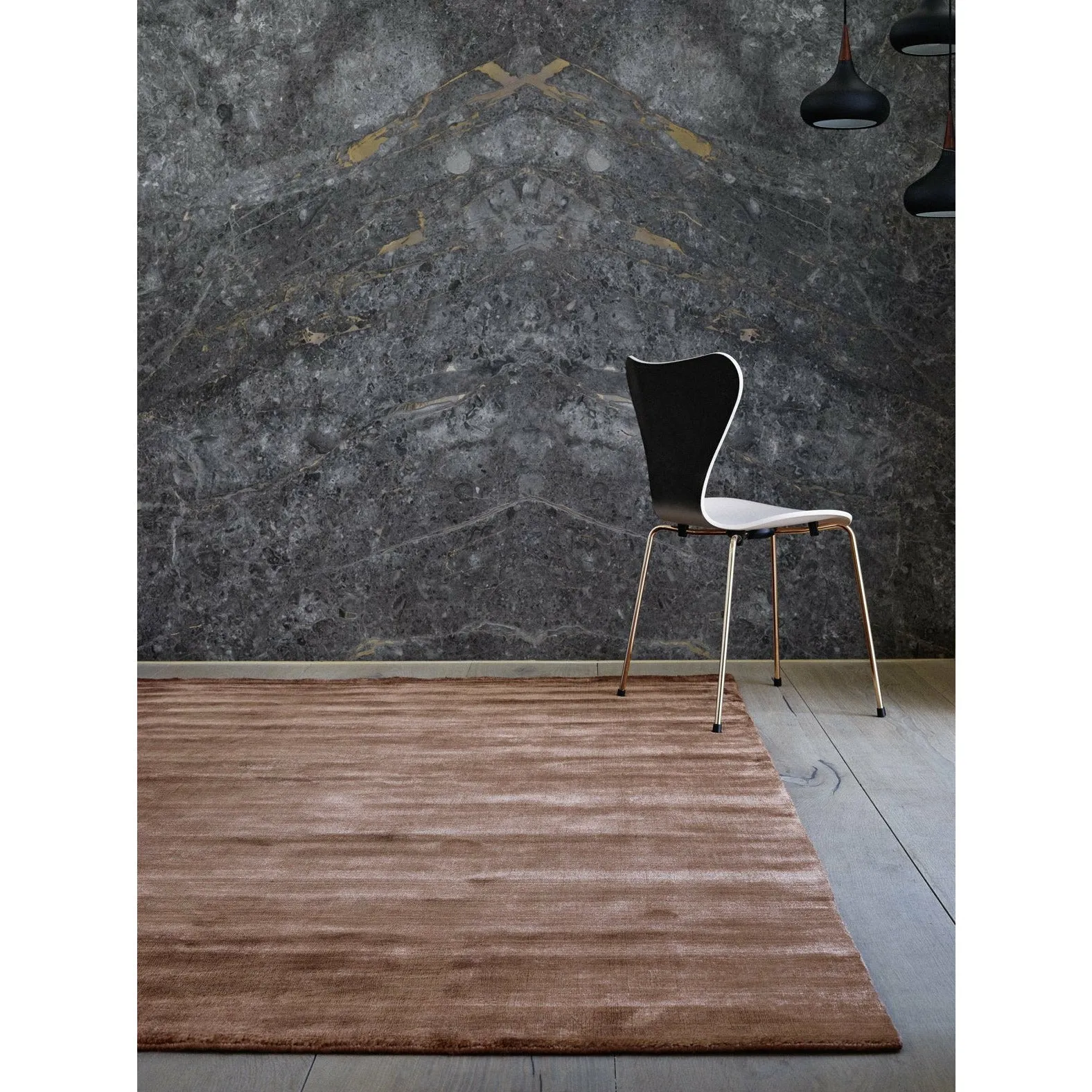 Massimo Bamboo Rug Copper, 200x300 Cm