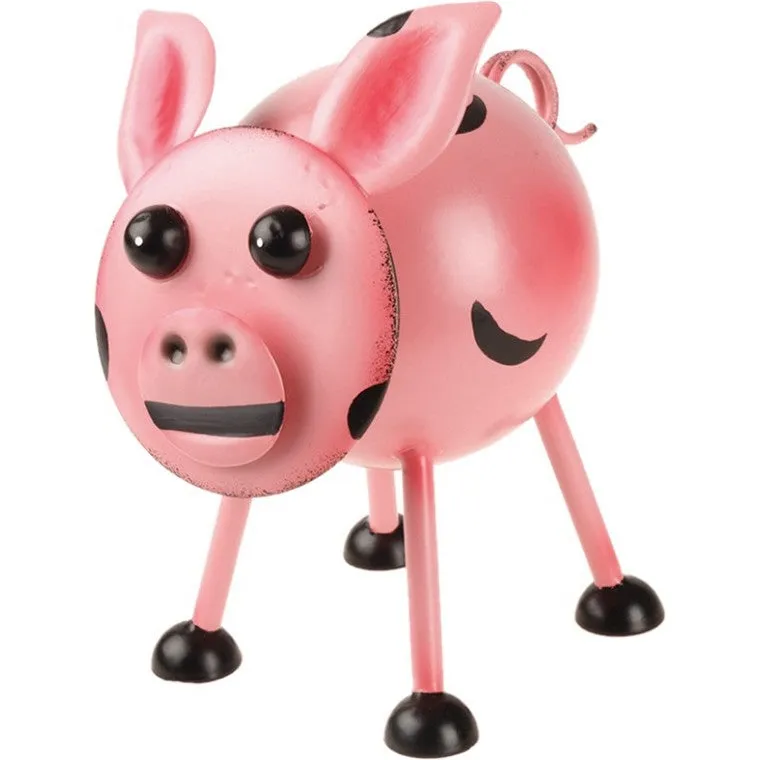 Metal Farm Animal Garden Ornament, 2 Asstd Designs