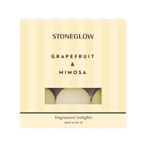 Modern Classics Scented Tealight Candles | Grapefruit & Mimosa | Set of 9