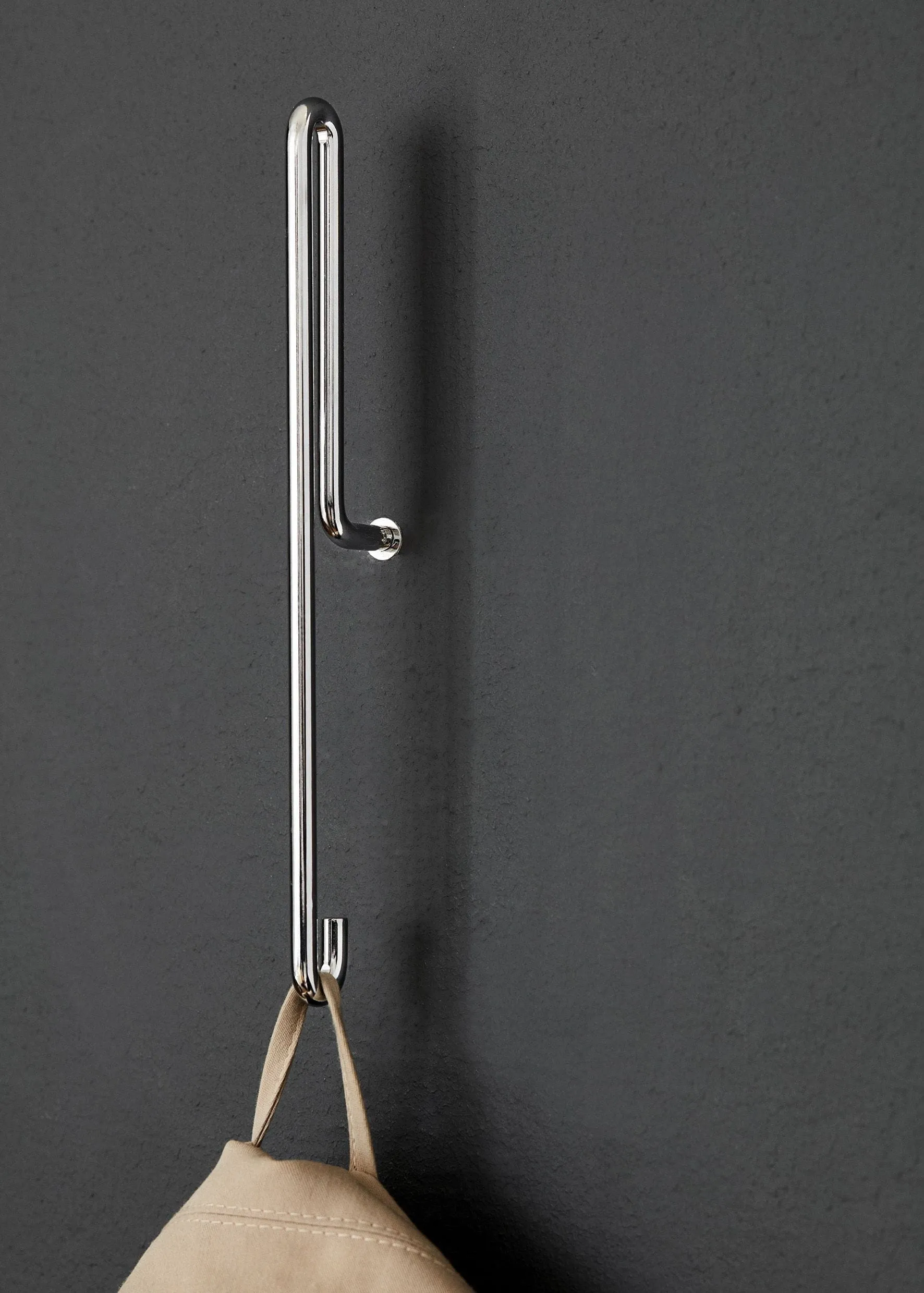 Moebe Wall Hook 2 Pcs. Small, Chrome