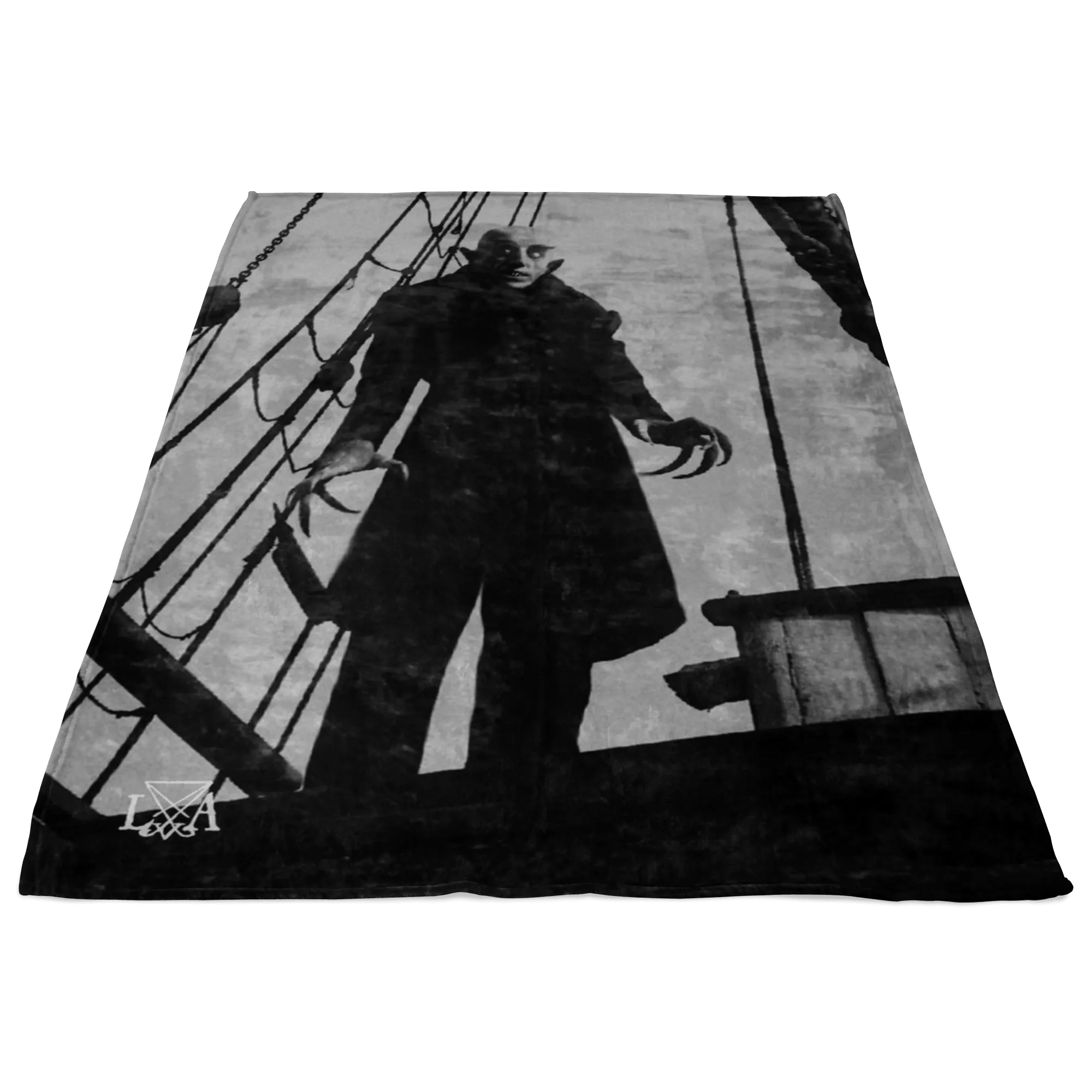 Nosferatu upon Empusa (ship) Fleece Blanket