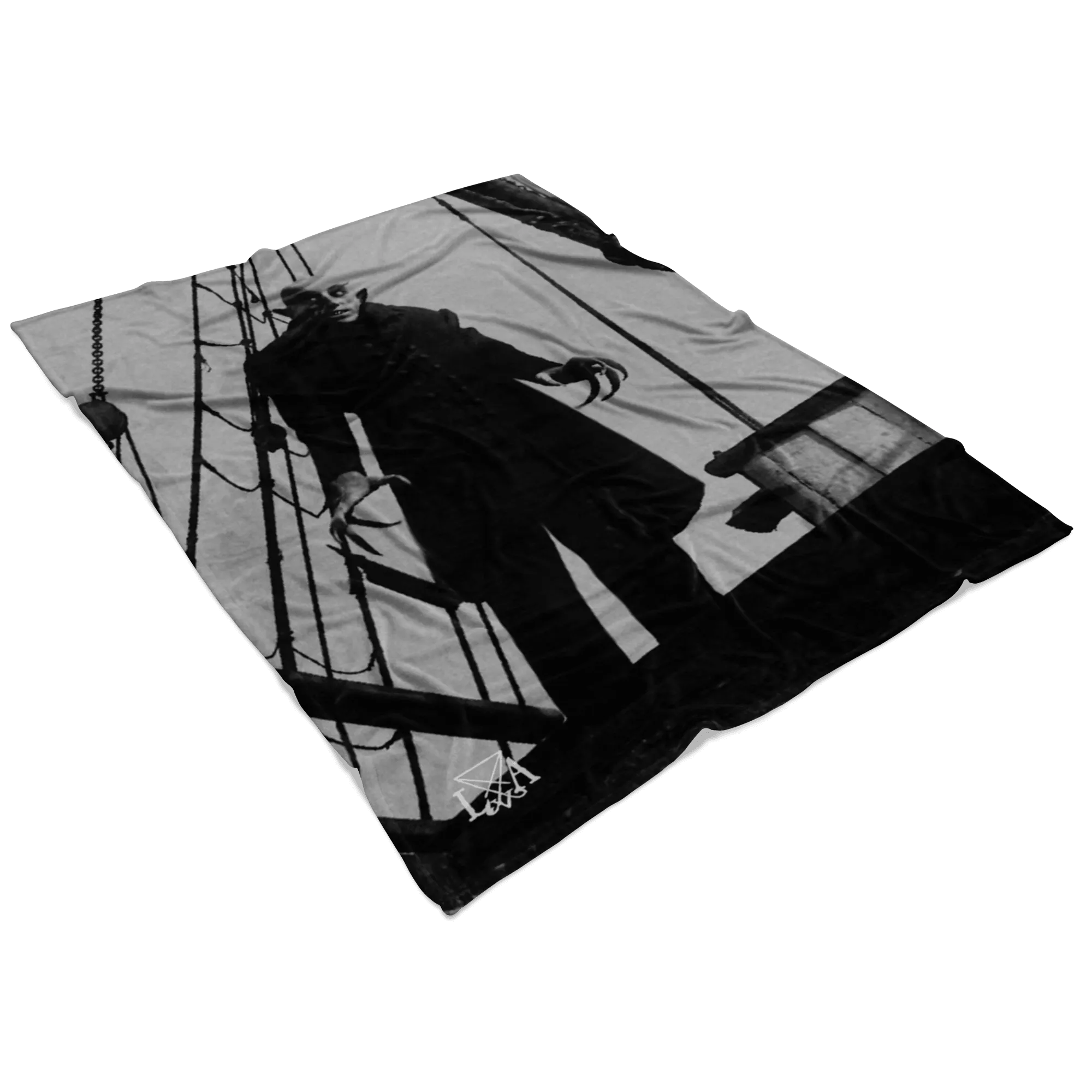 Nosferatu upon Empusa (ship) Fleece Blanket