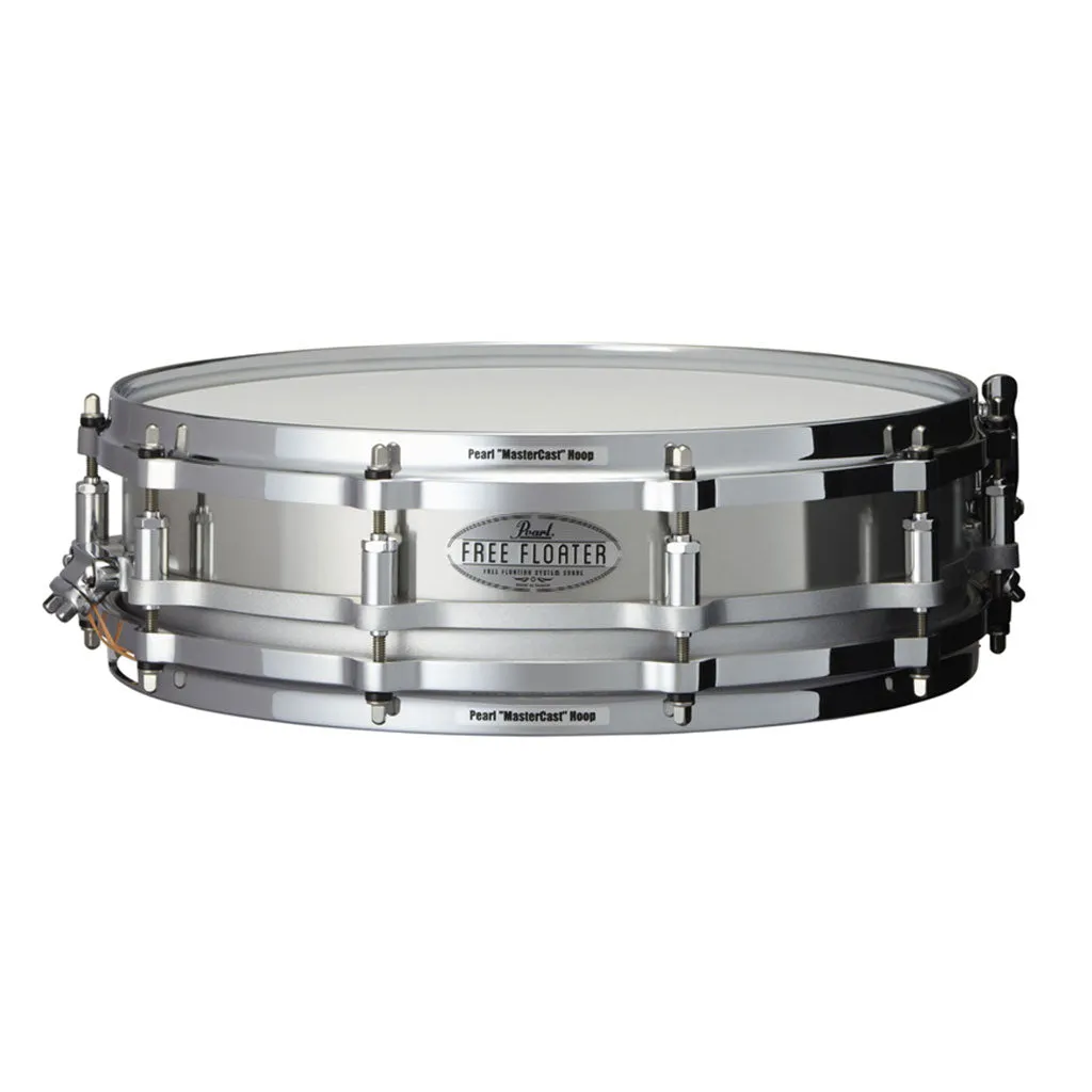 Pearl 14x3.5 Free Floater Snare Drum - Stainless Steel