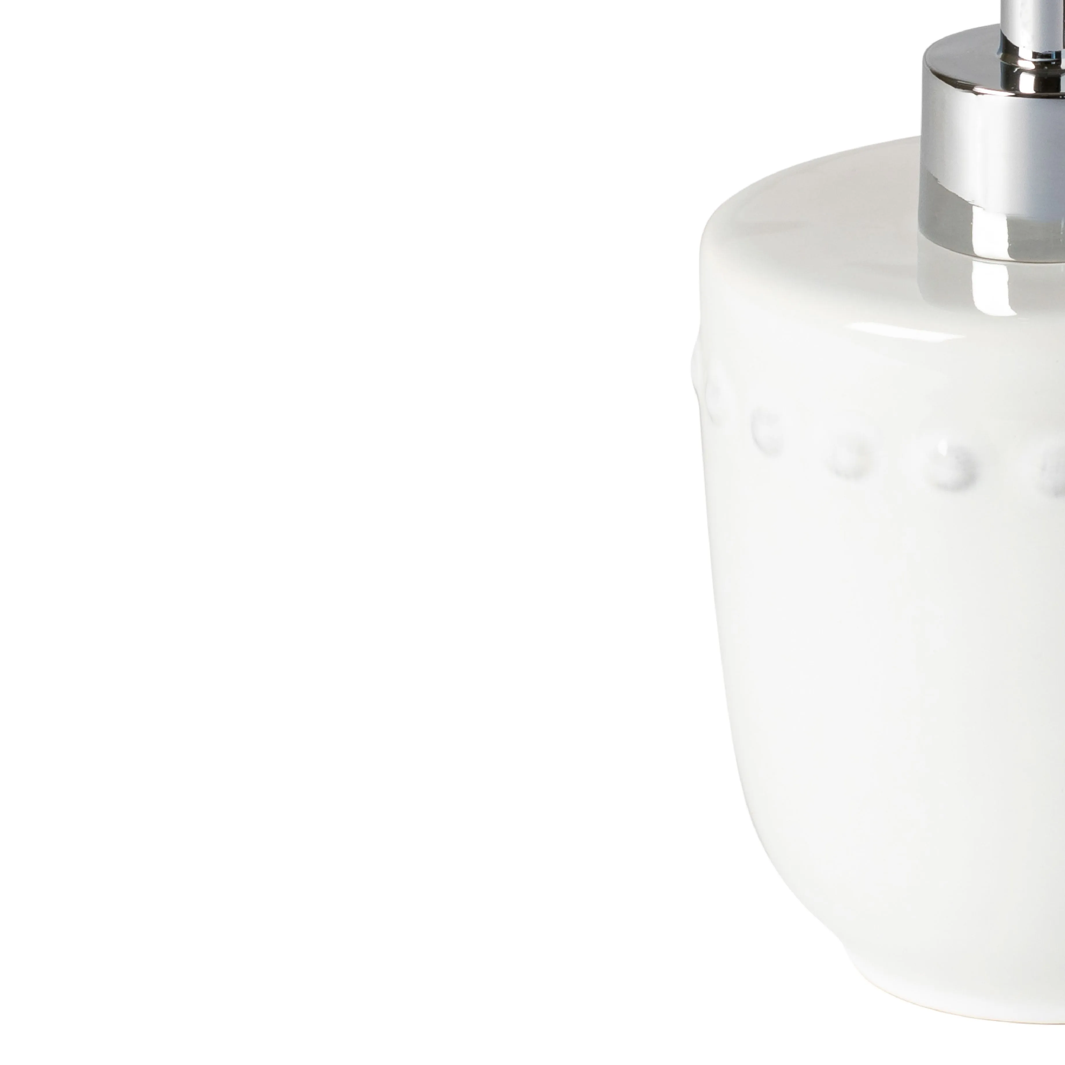 Pearl White Soap Dispenser | 11cm