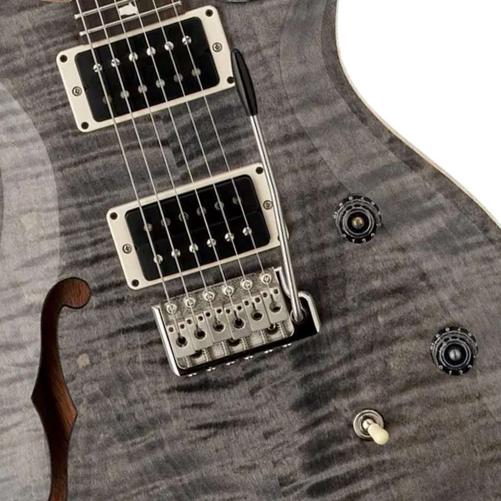 PRS CE24 Semi Hollow Electric Guitar - Faded Grey Black