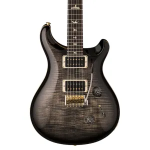 PRS Custom 24 - 10 Top - Pattern Thin - Charcoal Burst