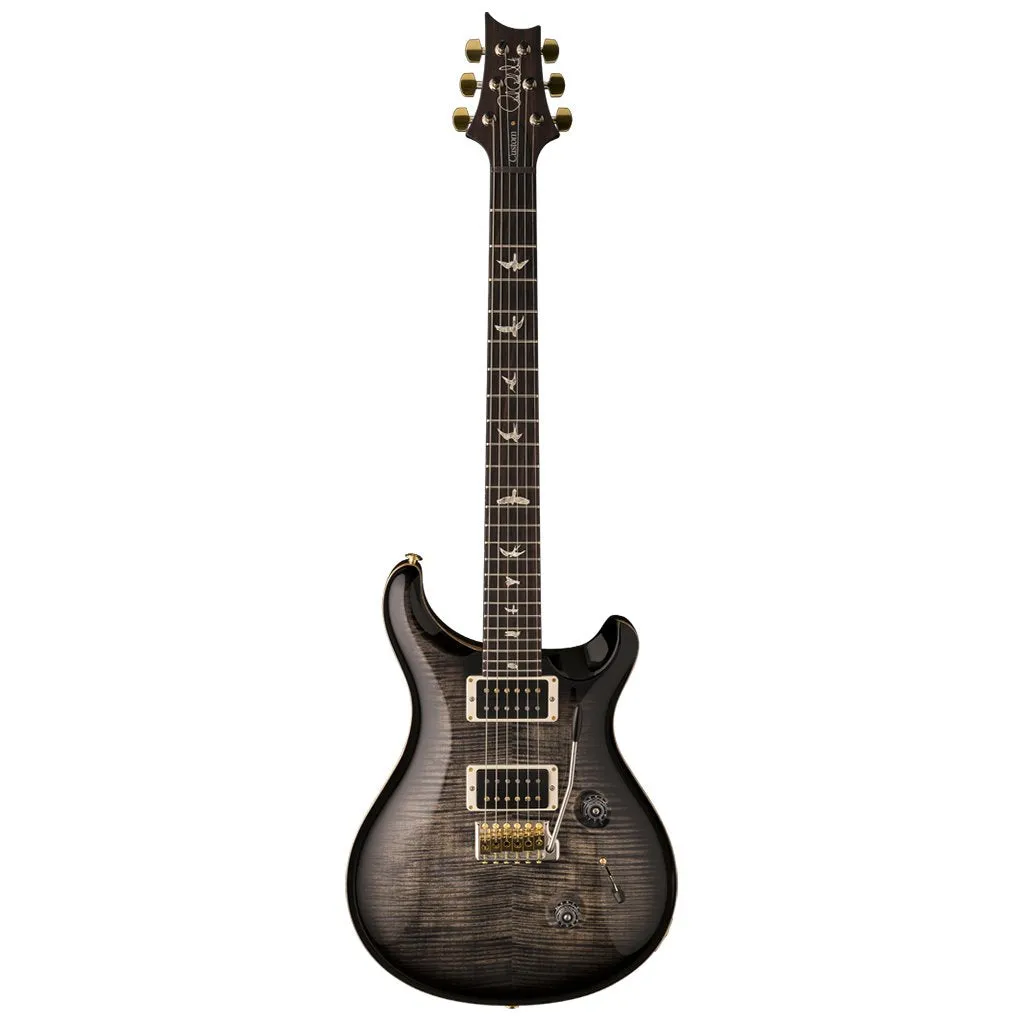 PRS Custom 24 - 10 Top - Pattern Thin - Charcoal Burst