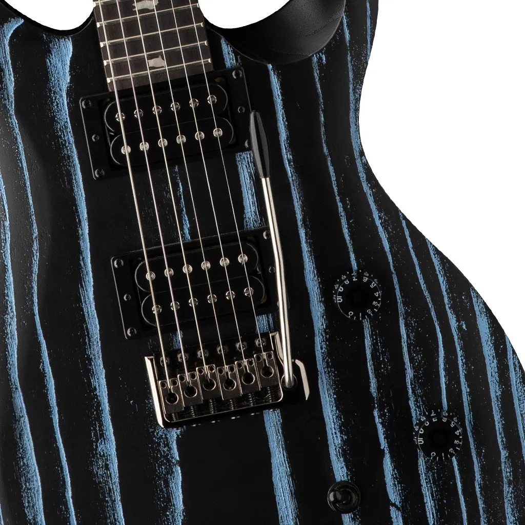 PRS SE CE24 Limited Edition Swamp Ash - Sandblasted Blue