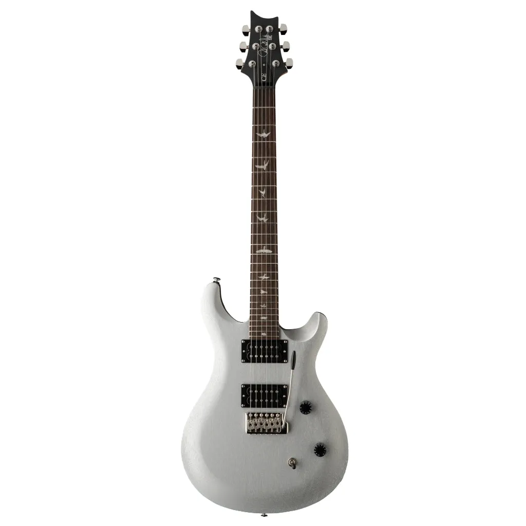PRS SE CE24 Standard Satin Electric Guitar - Metallic Silver