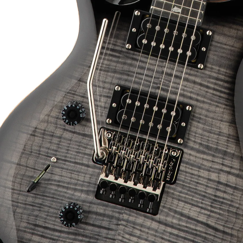 PRS SE Custom 24 Floyd LH, Charcoal Burst