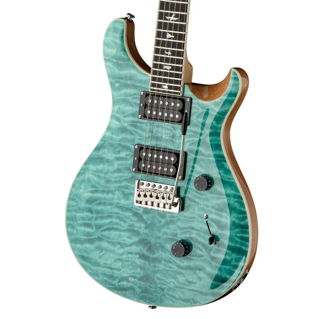PRS SE Custom 24 Quilt Electric Guitar - Turquoise